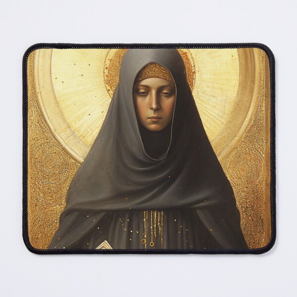 Item preview, Saint Monica of Hippo designed and sold by SanctifiedSouls.