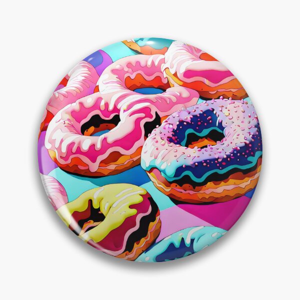 Item preview, Fashionable doughnut pattern designed and sold by MoonsideGallery.
