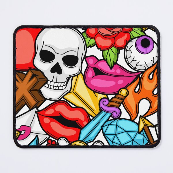 Item preview, Abstract tattoo art print designed and sold by dcrc.
