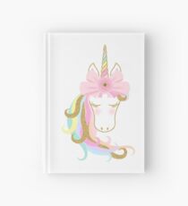 Cuaderno de tapa dura unicornio de menta