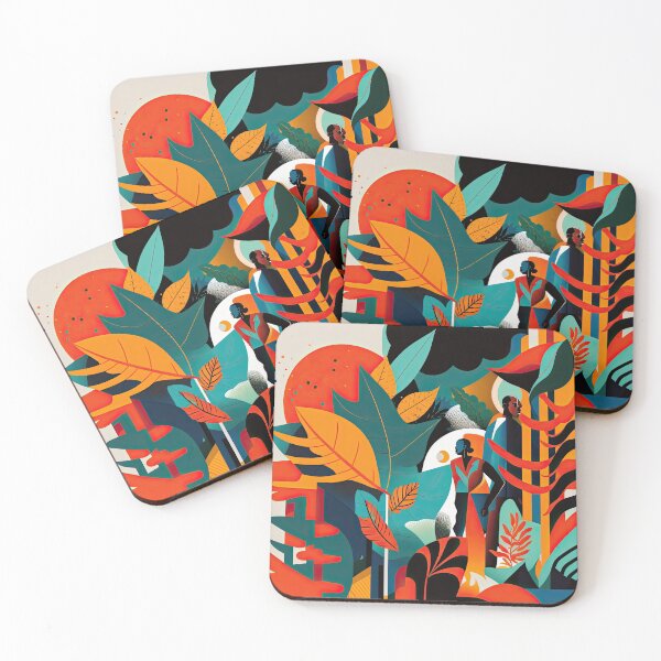 Item preview, African Jungle Bauhaus Design designed and sold by ArtificialGenes.