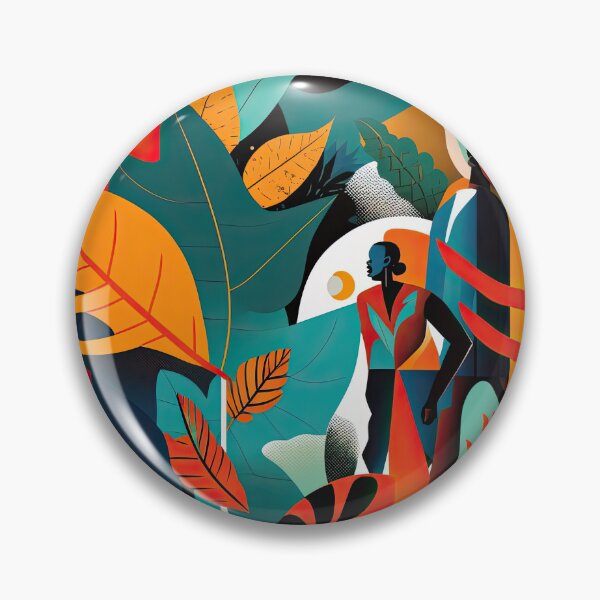 Item preview, African Jungle Bauhaus Design designed and sold by ArtificialGenes.