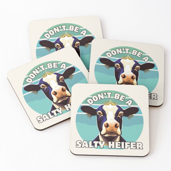 Item preview, Vintage Teal Dont Be A Salty Heifer designed and sold by ViewerEqualsPhoton.