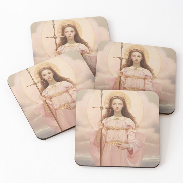 Item preview, Saint Philomena designed and sold by SanctifiedSouls.