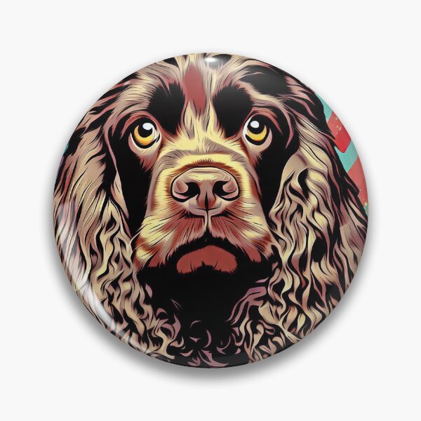 Item preview, Chocolate Spaniel Pop Art designed and sold by FunnehGacha.