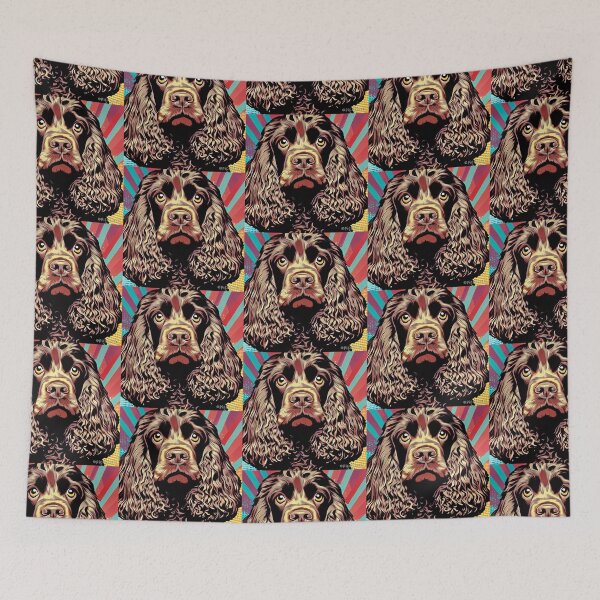 Item preview, Chocolate Spaniel Pop Art designed and sold by FunnehGacha.