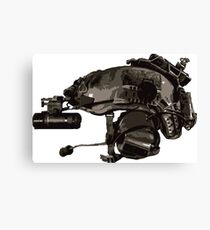 Tactical Brainbucket Canvas Print