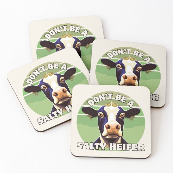Item preview, Vintage Green Dont Be A Salty Heifer designed and sold by ViewerEqualsPhoton.
