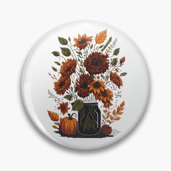 Item preview, Flowers in mason jar designed and sold by Top-Bot.
