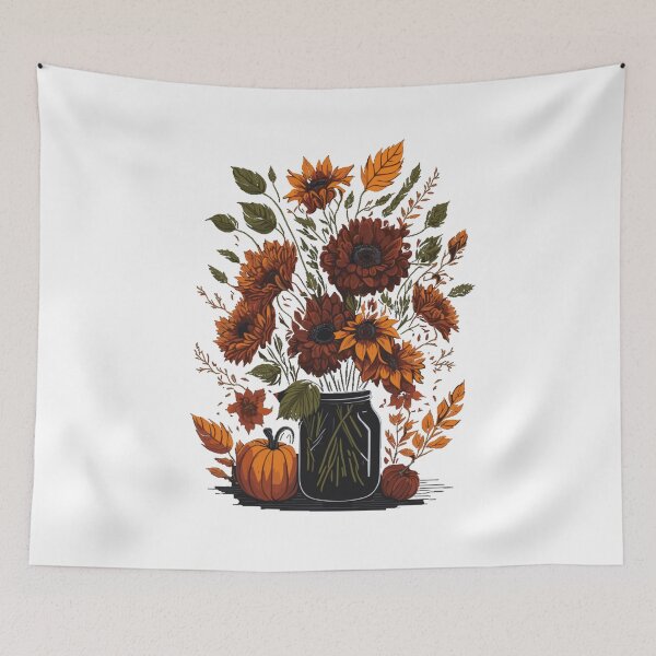 Item preview, Flowers in mason jar designed and sold by Top-Bot.