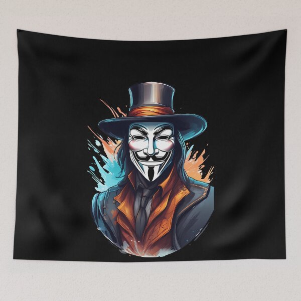 Artikelvorschau, Minimalistische Guy Fawkes-Ikone entworfen und verkauft von Mechanical-Artt.