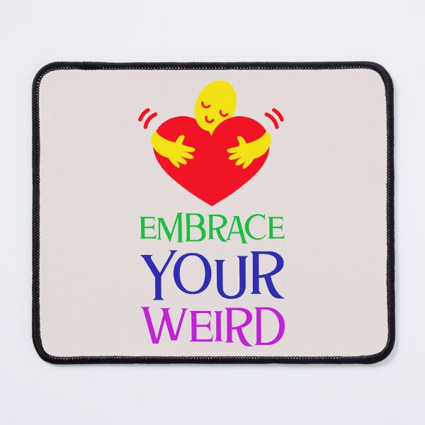 Item preview, Embrace Your Weird Colours heart hugging love designed and sold by Built After 5.