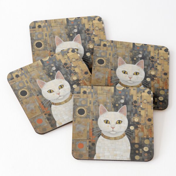 Item preview, Gustav Klimt Cat Style designed and sold by Yana Grech.