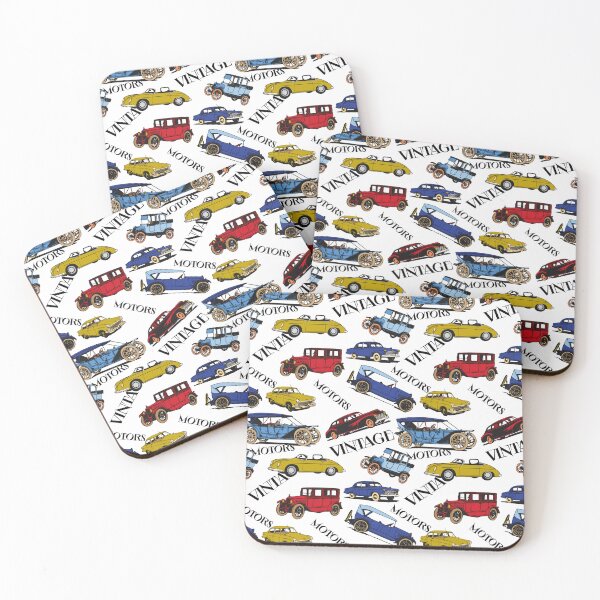 Item preview, Vintage Cars Pattern designed and sold by Khihi.