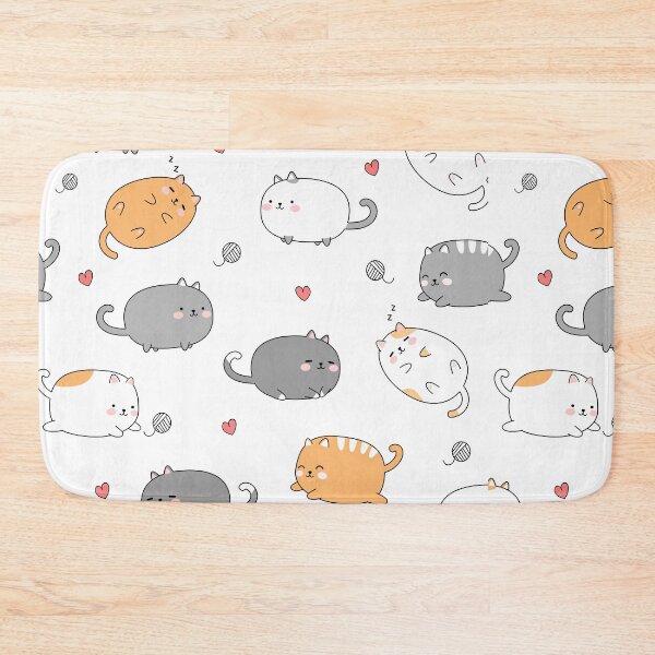 Item preview, cat seamless pattern designed and sold by DdemocrazydizZ.