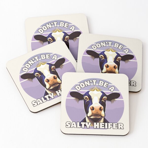 Item preview, Vintage Purple Dont Be A Salty Heifer designed and sold by ViewerEqualsPhoton.
