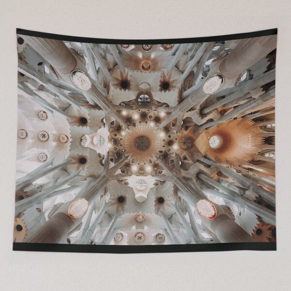 Item preview, sagrada familia nave designed and sold by Nebulae-Art.