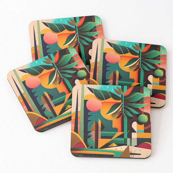 Artikelvorschau, African Jungle Bauhaus Design entworfen und verkauft von ArtificialGenes.