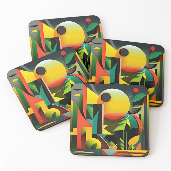 Item preview, African Jungle Bauhaus Design designed and sold by ArtificialGenes.