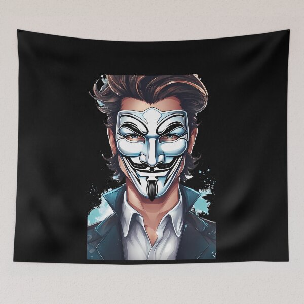 Item preview, Distinctive Guy Fawkes Image designed and sold by Mechanical-Artt.