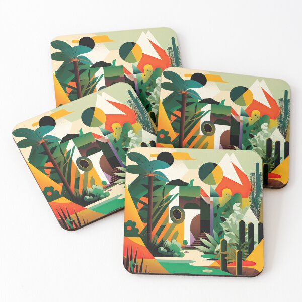 Artikelvorschau, African Jungle Bauhaus Design entworfen und verkauft von ArtificialGenes.