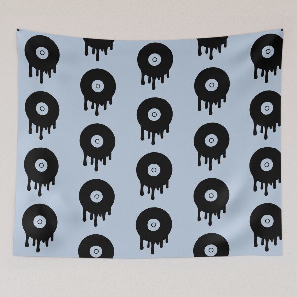 Item preview, Vintage Cool Drip Vinyl Record Digital Illustration designed and sold by TheEclecticKat.