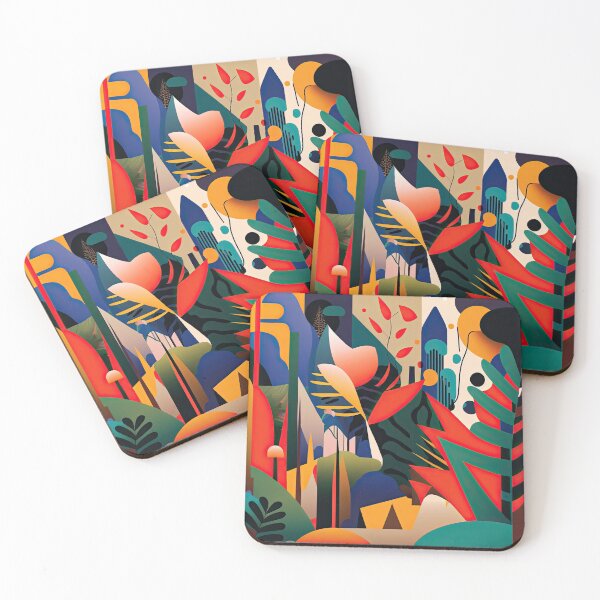 Item preview, African Jungle Bauhaus Design designed and sold by ArtificialGenes.