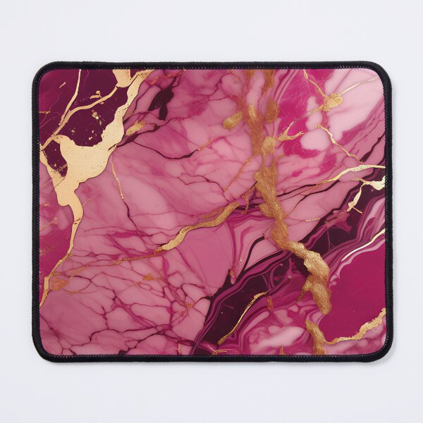 Item preview, Dark Pink Marble with Texture and Gold Flecks  designed and sold by BirdsnStuff.