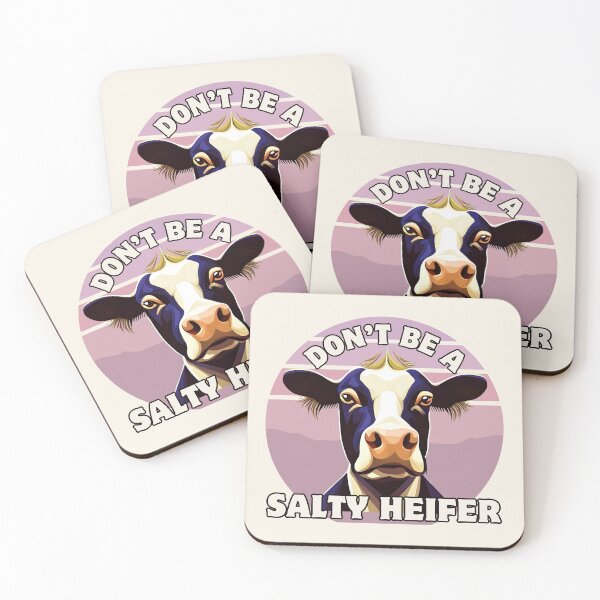 Item preview, Vintage Pink Dont Be A Salty Heifer designed and sold by ViewerEqualsPhoton.