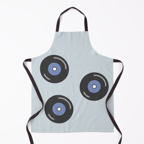 Item preview, Blue Vintage Cute Vinyl Record Digital Illustration Collection designed and sold by TheEclecticKat.