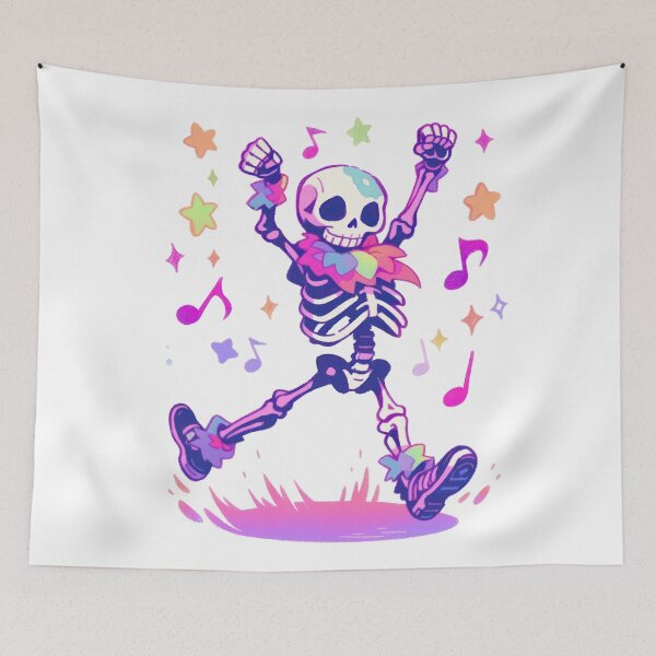 Item preview, Boney Boogie: Skeleton's Spectrum Shimmy designed and sold by KaleidoKiosk.