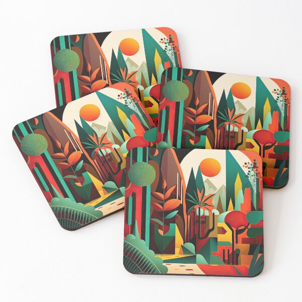 Artikelvorschau, African Jungle Bauhaus Design entworfen und verkauft von ArtificialGenes.