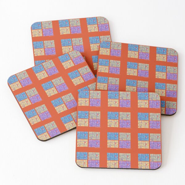 Item preview, Geometric art - More & More Squares designed and sold by Dorothea Neumann.