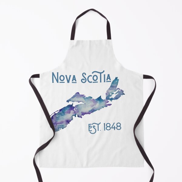 Item preview, Nova Scotia est. 1848 - watercolor in purple and blue designed and sold by JewelsNova.