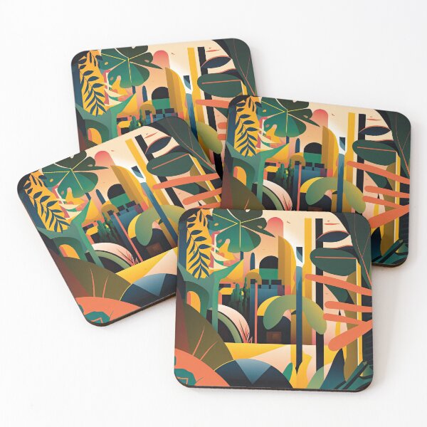 Item preview, African Jungle Bauhaus Design designed and sold by ArtificialGenes.