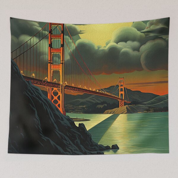 Item preview, I LEFT MY HEART IN SAN FRANCISCO designed and sold by ArtbyRolleen.