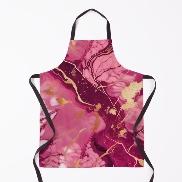 Item preview, Dark Pink Marble with Texture and Gold Flecks designed and sold by BirdsnStuff.