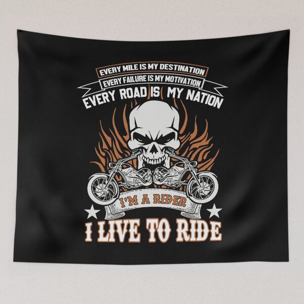Item preview, I LIVE TO RIDE designed and sold by EBREH.
