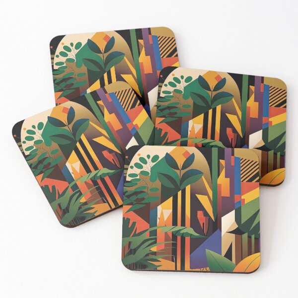 Artikelvorschau, African Jungle Bauhaus Design entworfen und verkauft von ArtificialGenes.
