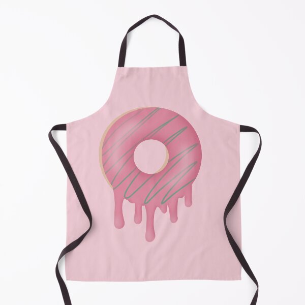 Item preview, Dripping Pink Melting Donut Blue Icing Digital Illustration designed and sold by TheEclecticKat.