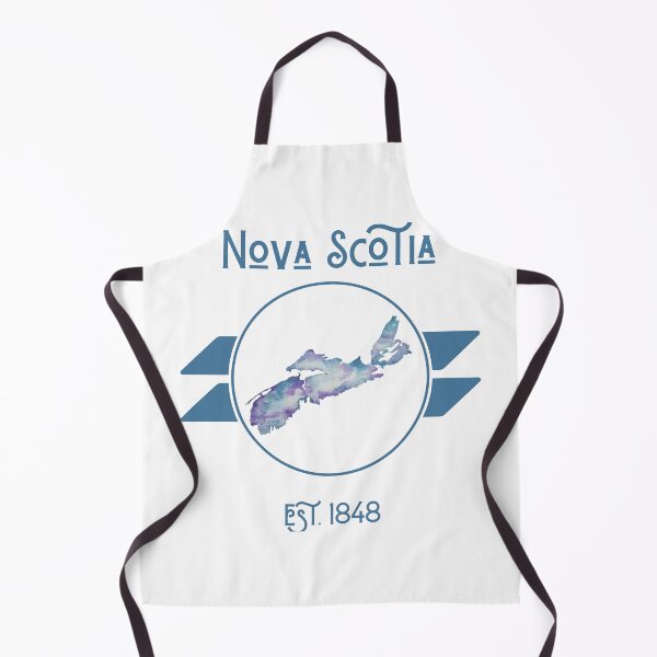 Item preview, Nova Scotia, est. 1848 - watercolor in purple and blue designed and sold by JewelsNova.