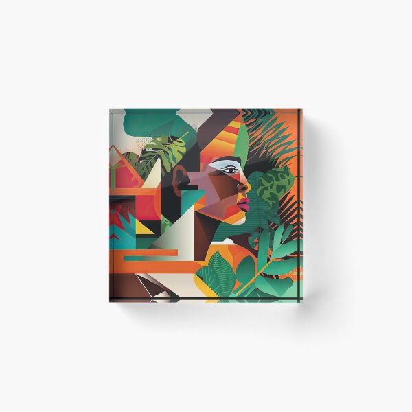 Item preview, African Jungle Bauhaus Design designed and sold by ArtificialGenes.