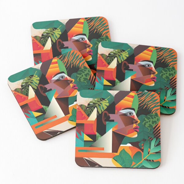 Item preview, African Jungle Bauhaus Design designed and sold by ArtificialGenes.