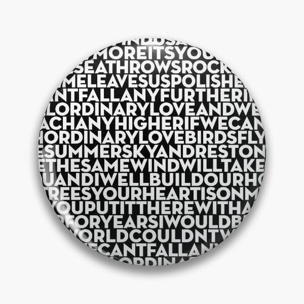 Item preview, Ordinary Love - U2 (lyrics) v.12 designed and sold by x1brett.