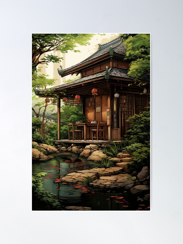 Traditional Japanese tea house