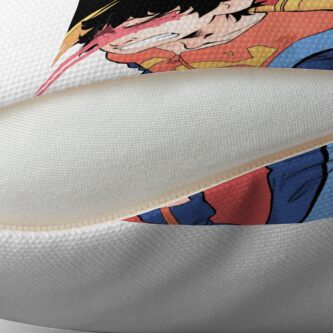 Alternate view of DC Supersons Throw Pillow