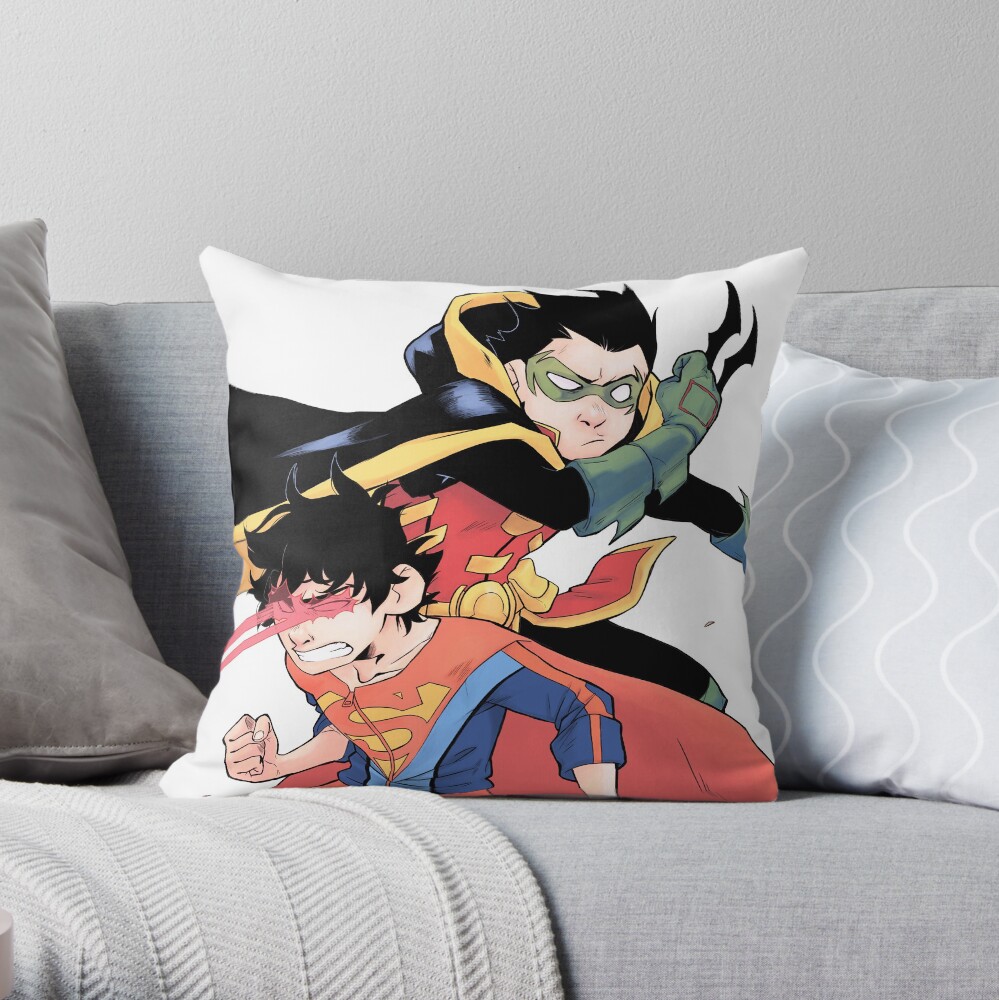 DC Supersons Throw Pillow