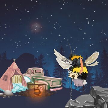 Artwork thumbnail, HappBee Camper by BumbleBrush23