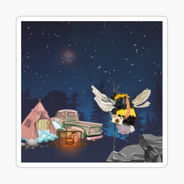 HappBee Camper Sticker