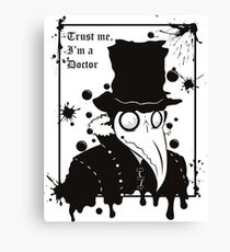 Plague Doctor Canvas Print